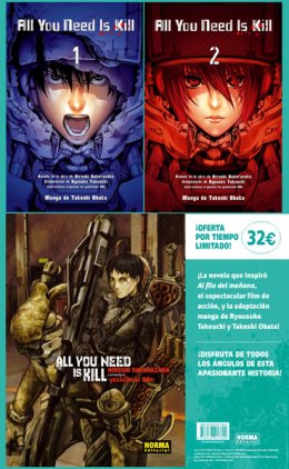 ALL YOU NED IS KILL PACK COMPLETO
