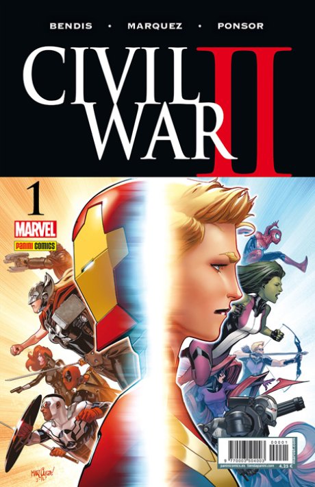 Civil War II 1 (Portada Alternativa 4)