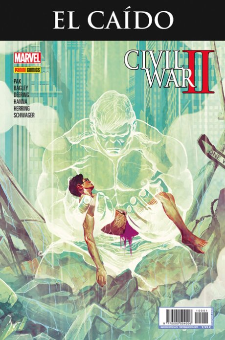 Civil War II: El Caído (Portada alternativa)