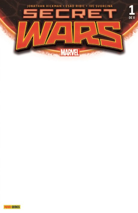 Secret Wars 1 (Portada En Blanco)